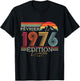 1976 Vintage Février Anniversaire Rétro Homme Femme Cadeau T-Shirt - T-Shirt | Black