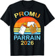 Promoted Godfather 2026 Bottle Pint Beer Gift Christening T-Shirt - T-Shirt | Black