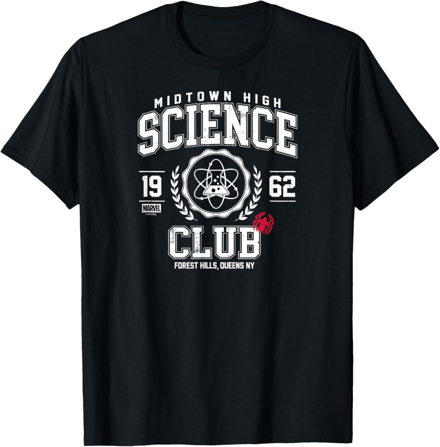 Spider-Man - Midtown High Science Club T-Shirt - T-Shirt | Black