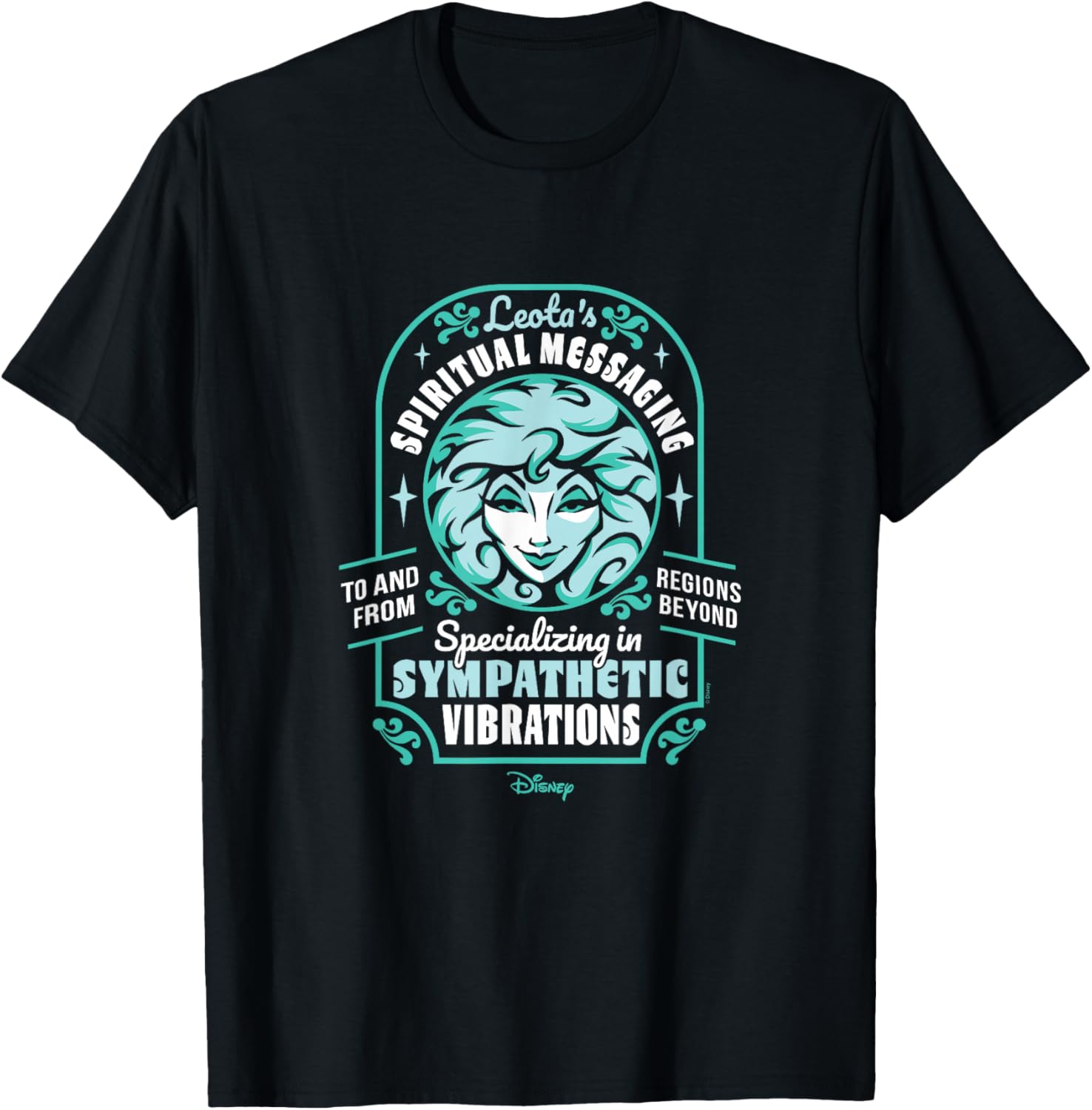 Disney - Haunted Mansion Parks Attraction - Leota's Message T-Shirt - T-Shirt | Black