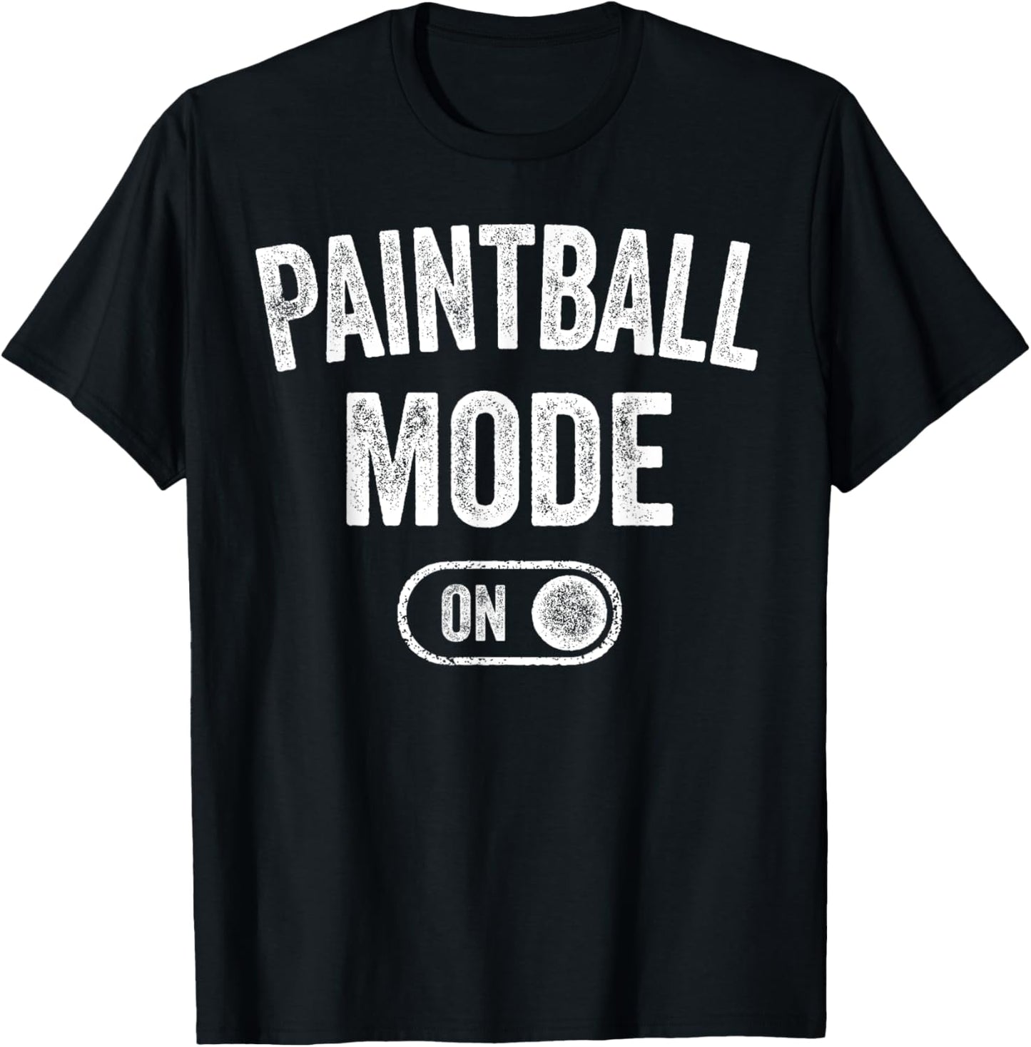 Paintball Mode On Funny Paintball Player Gift Instructor T-Shirt - T-Shirt | Black