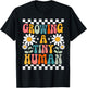 Growing A Tiny Human Floral Baby Pregnancy Announcement Mom T-Shirt - T-Shirt | Black