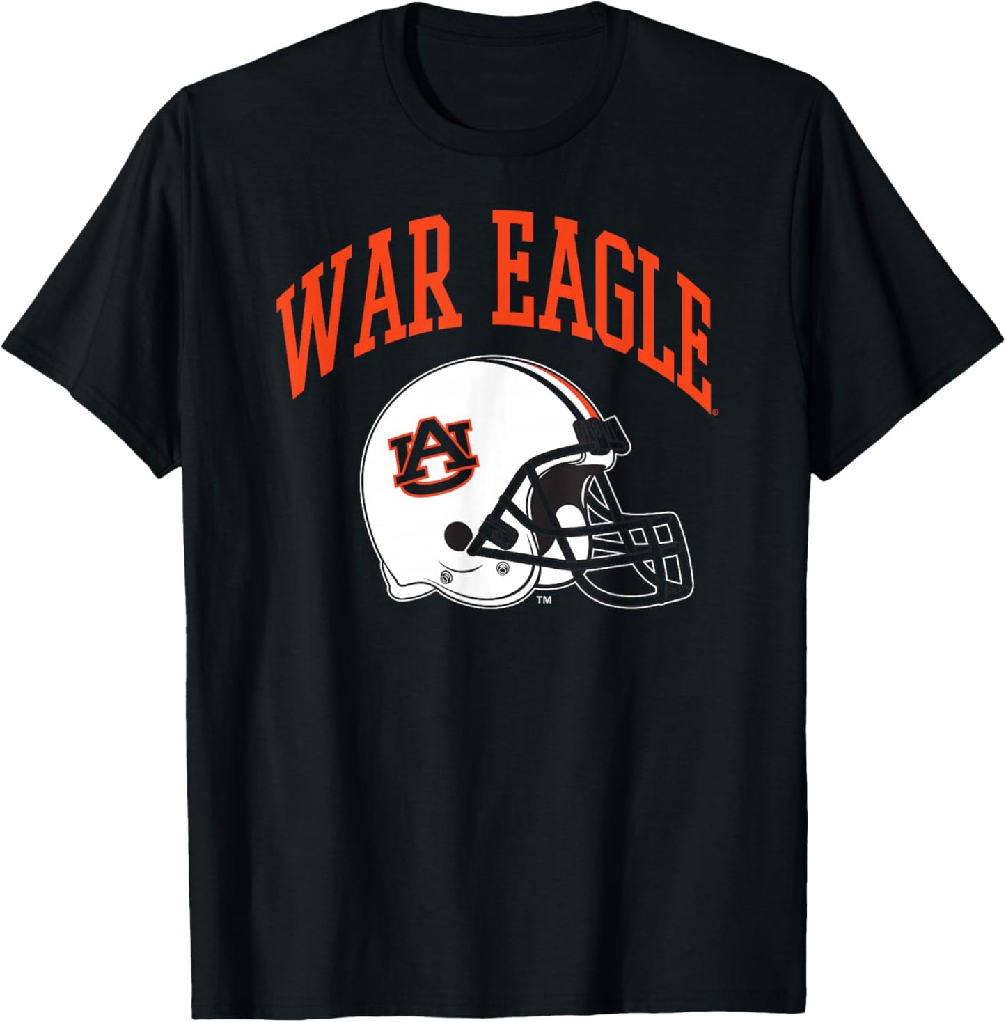 Auburn Tigers Football Helmet War Eagle Navy T-Shirt - T-Shirt | Black