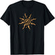 Spiral Sun Boho Hippie Fairy Grunge Goblin Vintage Graphic T-Shirt - T-Shirt | Black