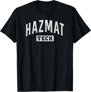 Hazmat Tech Hazardous Materials Response Team Technician T-Shirt - T-Shirt | Black