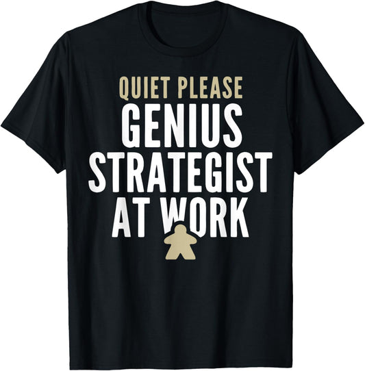 Game Night Strategy Tabletop Board Gamer T-Shirt - T-Shirt | Black
