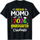 Proud Momo Class of 2026 Kindergarten Graduate Kids T-Shirt - T-Shirt | Black