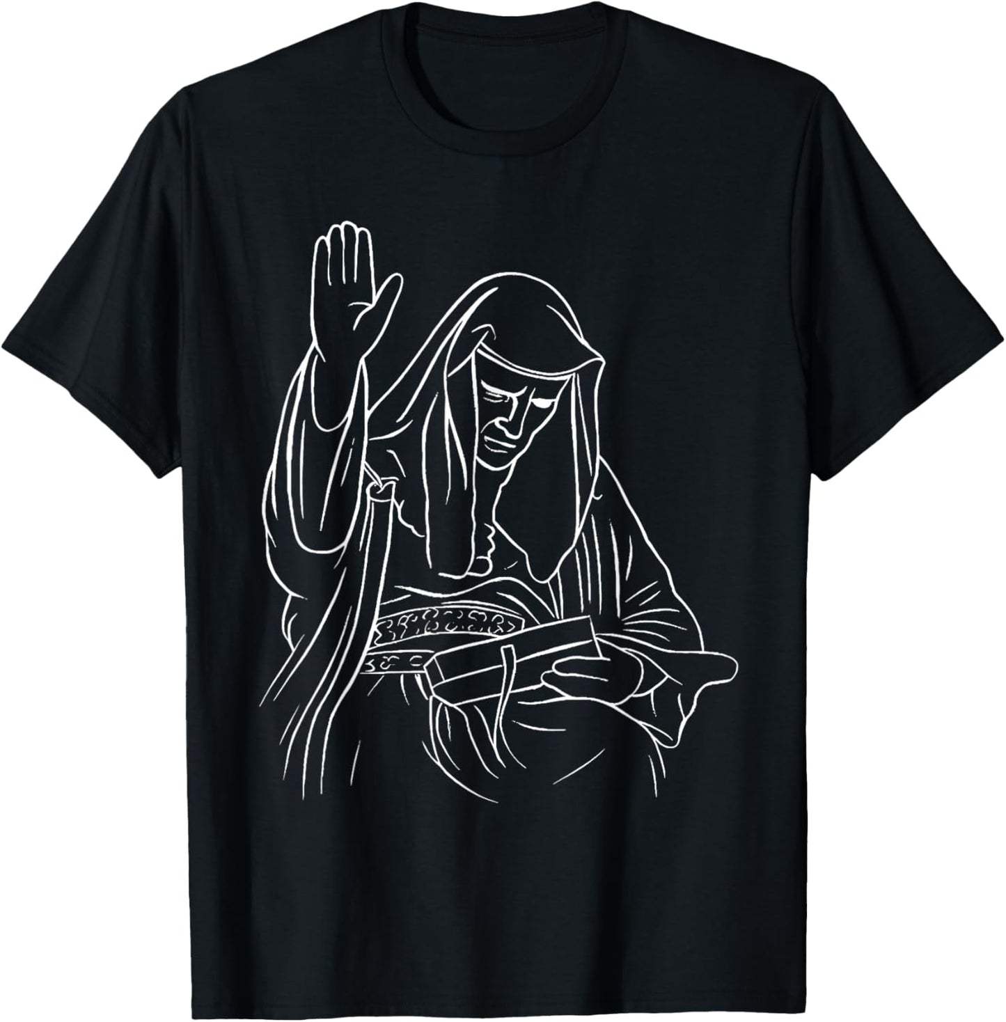 Sliver Mask King Baldwin IV Meme The Leper King Warrior T-Shirt - T-Shirt | Black