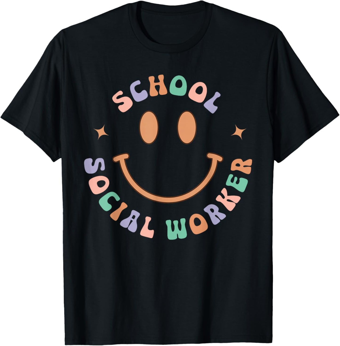 School Social Worker Social Work Month T-Shirt - T-Shirt | Black
