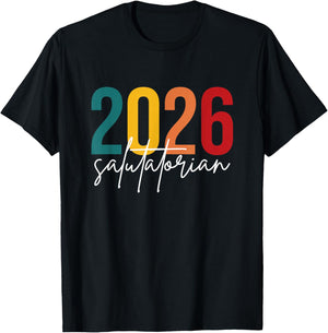 Salutatorian Class of 2026 T-Shirt - T-Shirt | Black