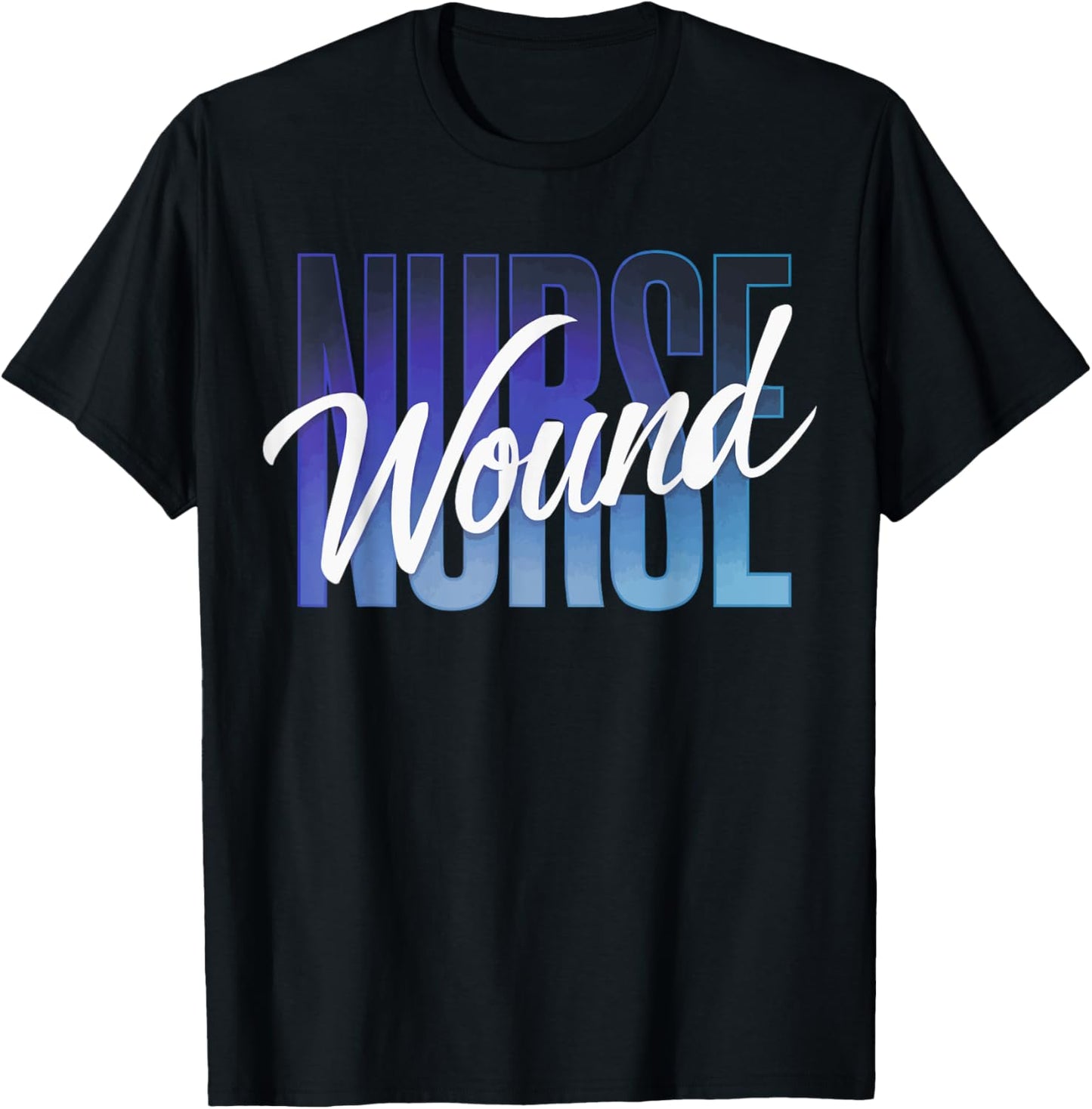 Wound Care Nurse Retro Wound Care Nursing T-Shirt - T-Shirt | Black