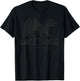 Lake Tahoe California Retro Grizzly Bear Nature Vintage T-Shirt - T-Shirt | Black