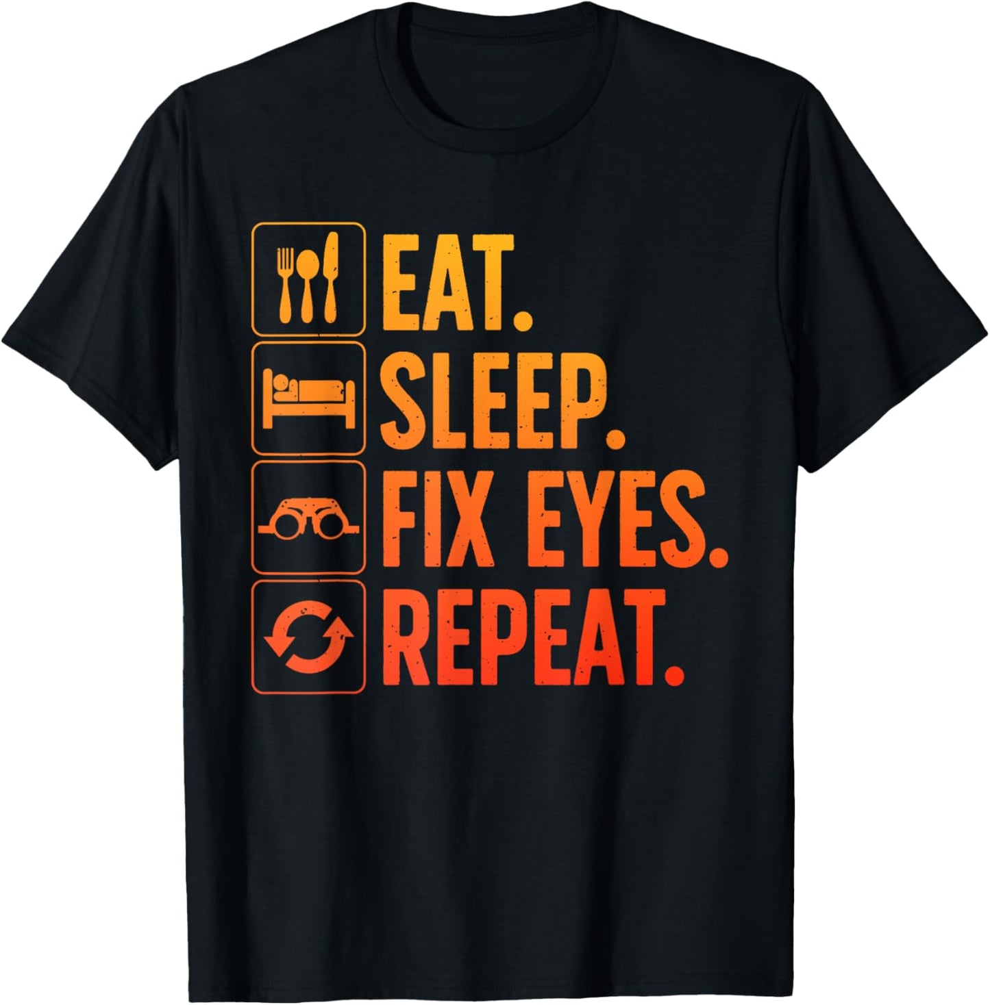 Eye Surgeon Art Women Eye Doctor Ophthalmologist T-Shirt - T-Shirt | Black