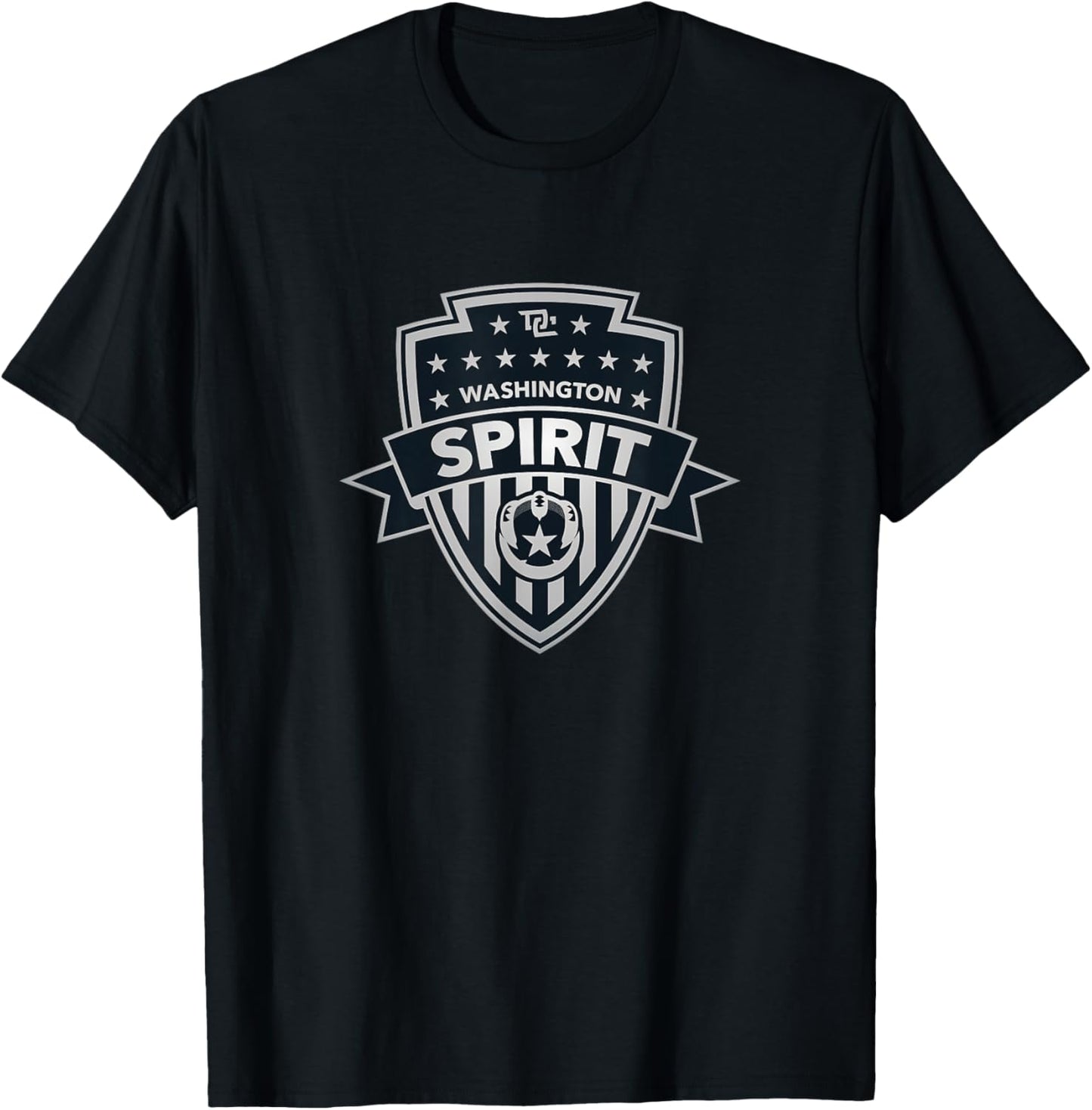 NWSL Washington Spirit Crest T-Shirt - T-Shirt | Black