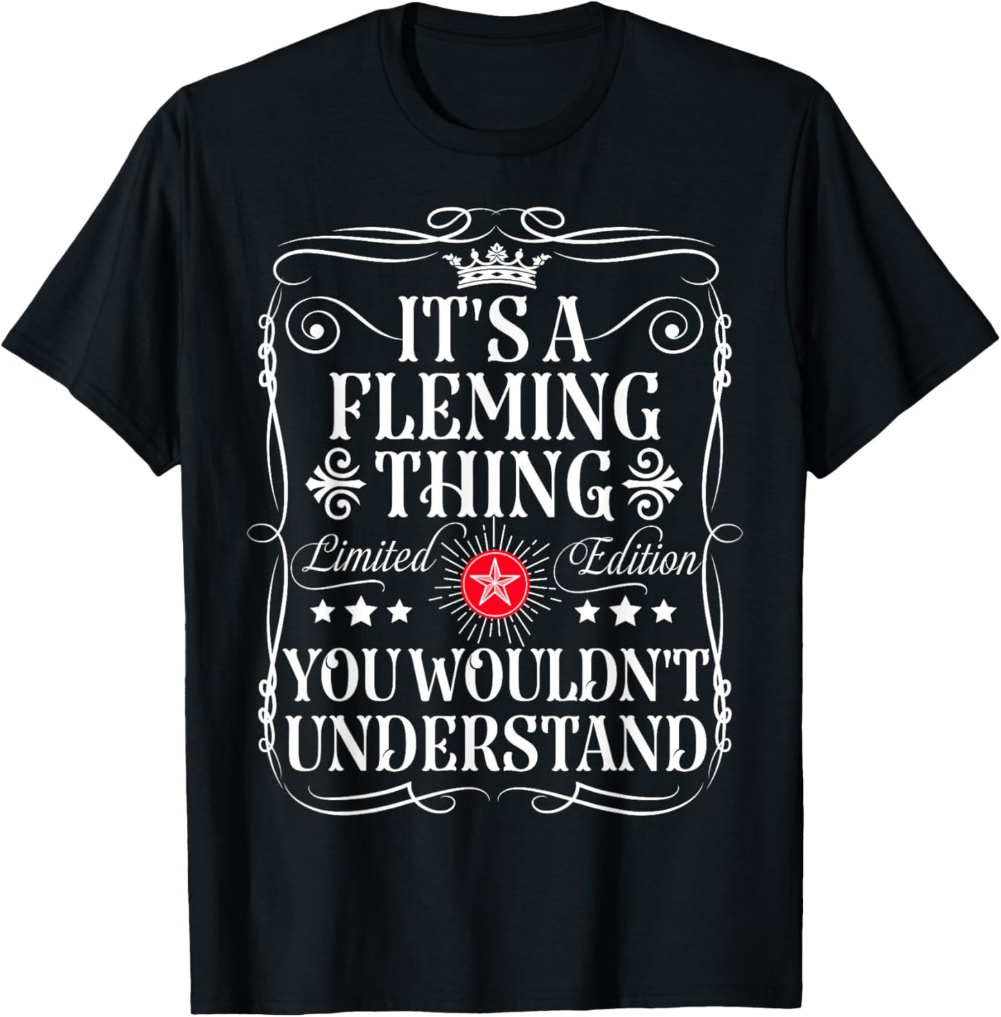 Fleming Name Its A Fleming Thing You Wouldn't Understand T-Shirt - T-Shirt | Black