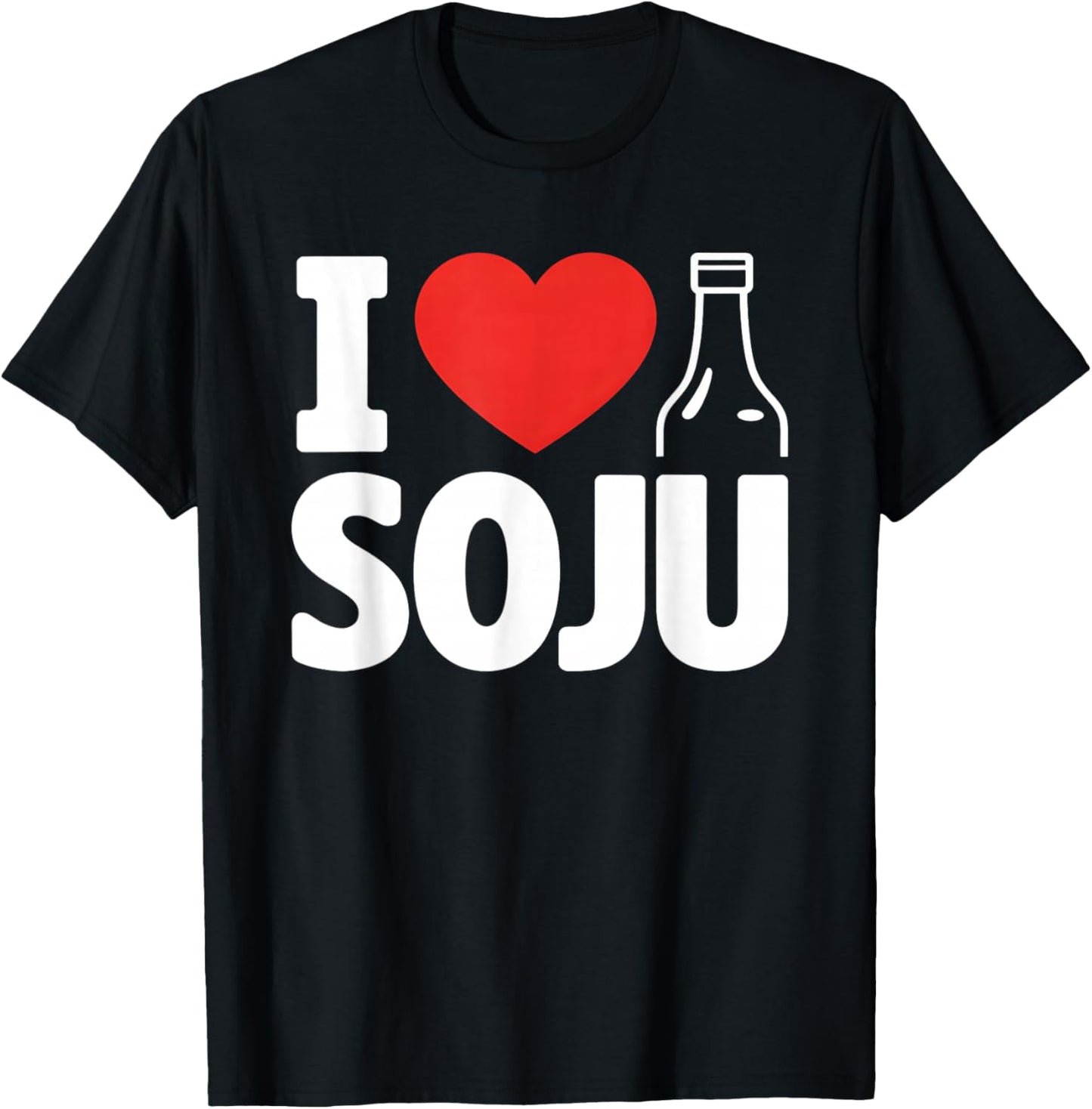 I Love Soju T-Shirt - T-Shirt | Black