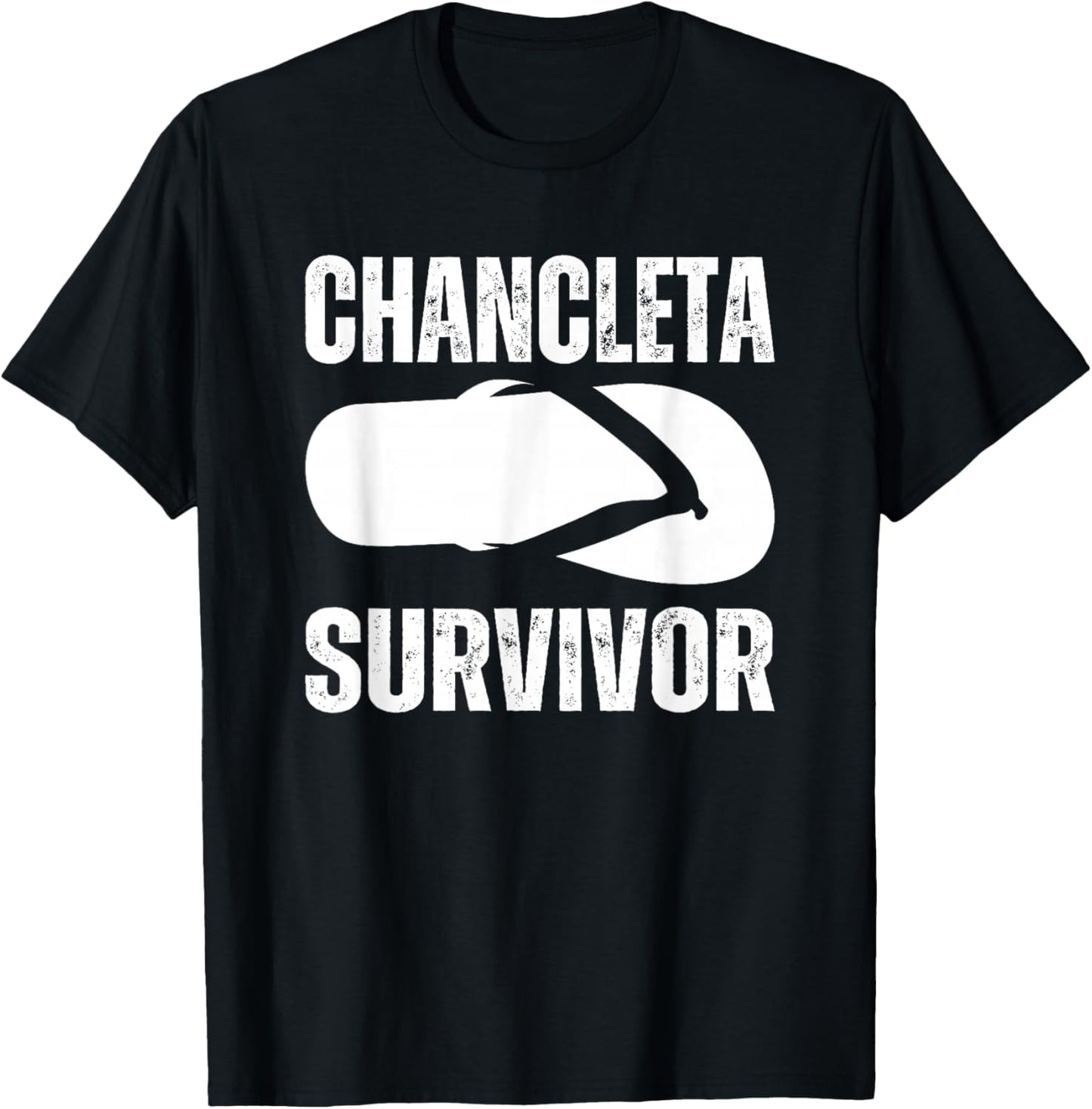 Puertorican ,chancleta survivor,funny saying 2025 T-Shirt - T-Shirt | Black