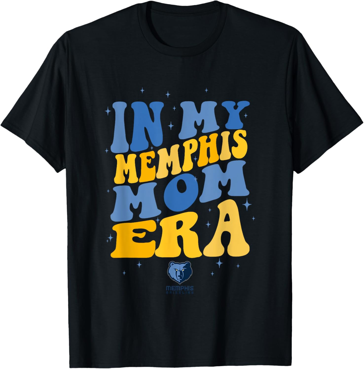 NBA Memphis Grizzlies In My Memphis Mom Era Logo T-Shirt - T-Shirt | Black