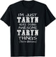 I'm Just Taryn Here Doing Awesome Taryn Things T-Shirt - T-Shirt | Black