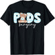 Peds Surgery Nurse Groovy Pediatric Surgery Department T-Shirt - T-Shirt | Black