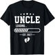 Uncle Loading 2027, Uncle Est 2027 Pregnancy Announcement T-Shirt - T-Shirt | Black