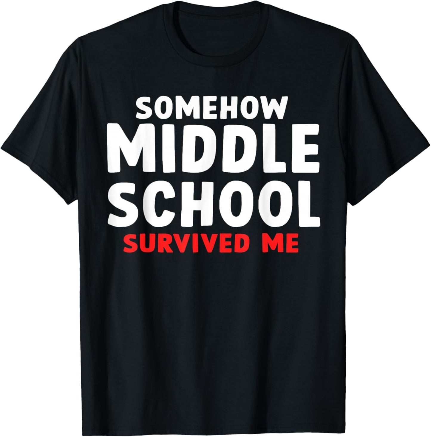 Funny Middle School Graduation 8th grade graduation T-Shirt - T-Shirt | Black
