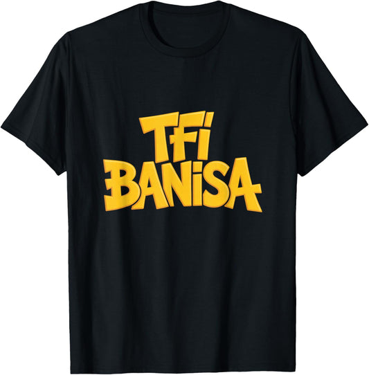 TFI Banisa Tollywood Fan Street Typography T-Shirt - T-Shirt | Black