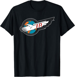 Thunderbirds International Rescue IR Logo T-Shirt - T-Shirt | Black