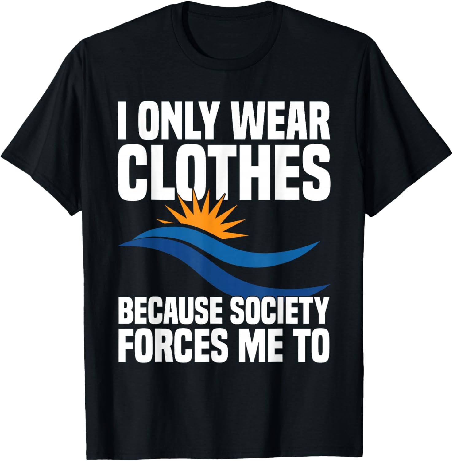 Nudism Accessories Nakedness Naturism Lover Freedom Nudist T-Shirt - T-Shirt | Black