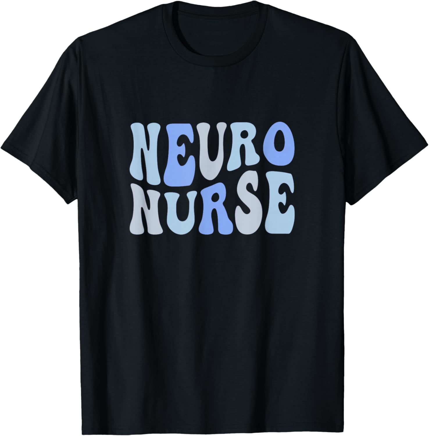 Groovy Neuro Trauma Icu Nurse Neurology Nurse Neuroscience T-Shirt - T-Shirt | Black