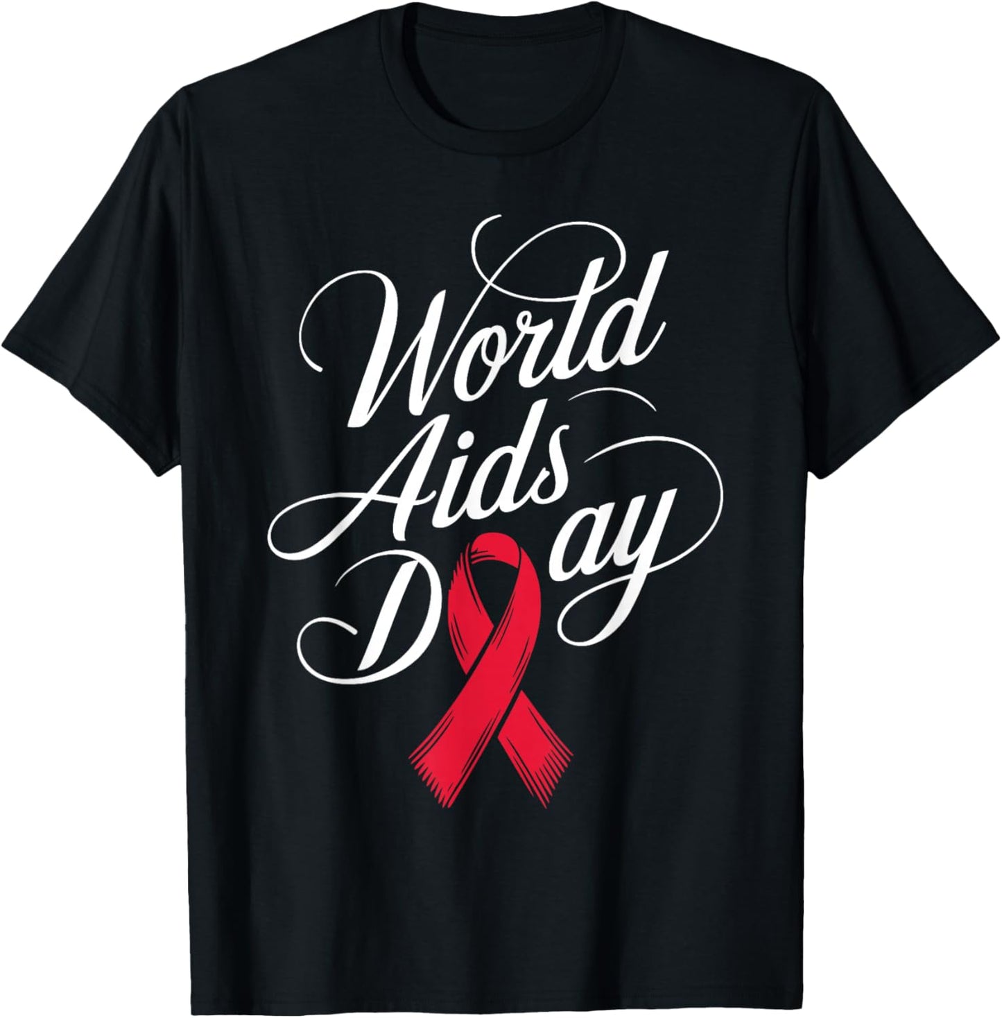 Aids Hiv T-Shirt - T-Shirt | Black