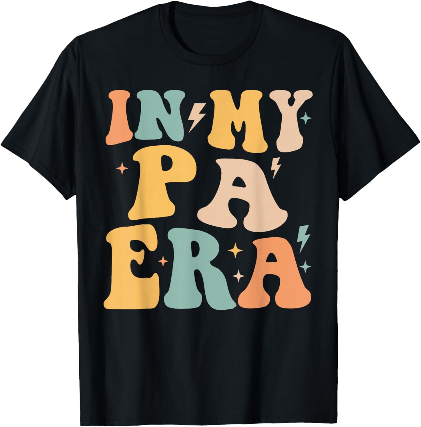 Retro Groovy In My Pa Era Father's Day T-Shirt - T-Shirt | Black