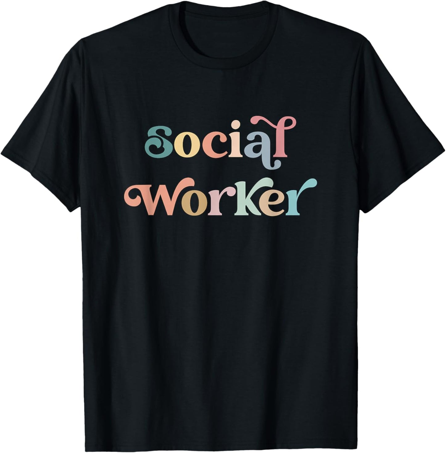 Social Worker Work Life Coworker T-Shirt - T-Shirt | Black
