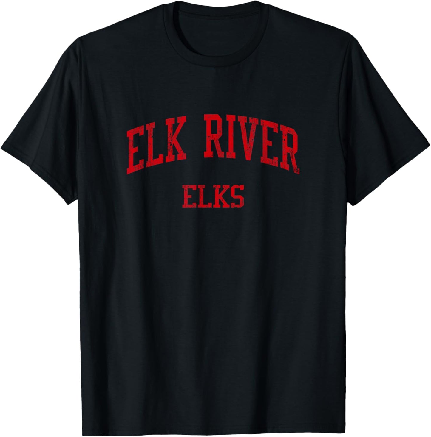 Elk River High School HS Elk River MN Vintage Sports T-Shirt - T-Shirt | Black