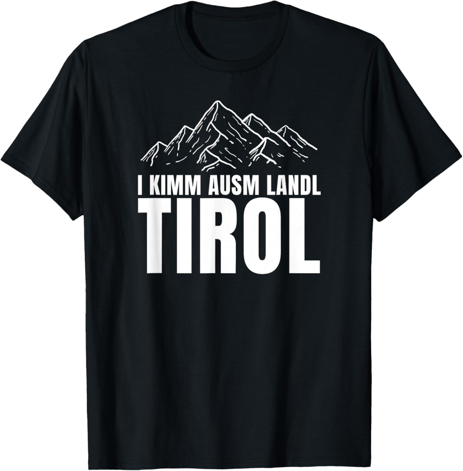 Tirol. DJ Apres Ski Outfit. Es ist Zeit Tirol zu feiern T-Shirt - T-Shirt | Black
