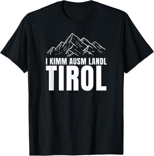 Tirol. DJ Apres Ski Outfit. Es ist Zeit Tirol zu feiern T-Shirt - T-Shirt | Black