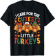 Thanksgiving Nurse I Care For The Cutest Little Turkeys T-Shirt - T-Shirt | Black