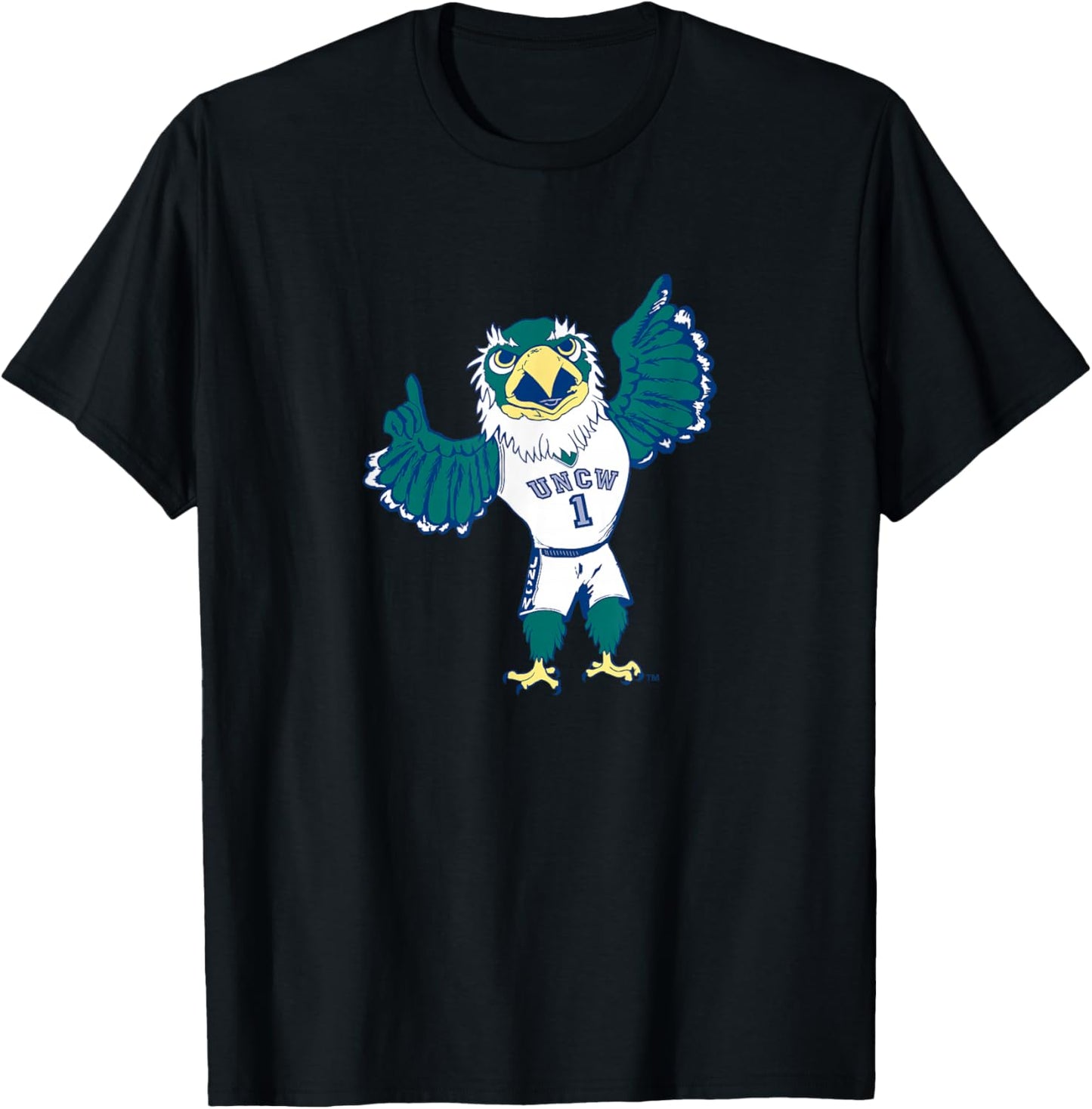 UNCW Seahawks Apparel Sports Fan T-Shirt - T-Shirt | Black