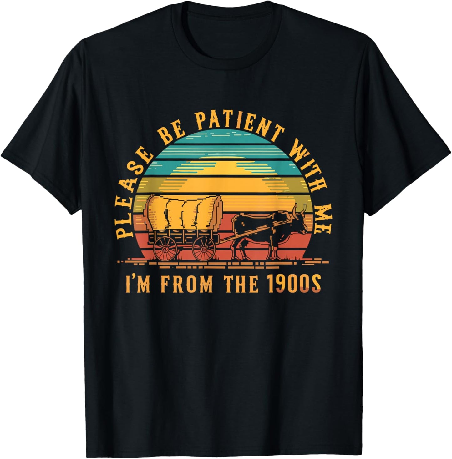 Please Be Patient With Me I'm From The 1900s T-Shirt - T-Shirt | Black