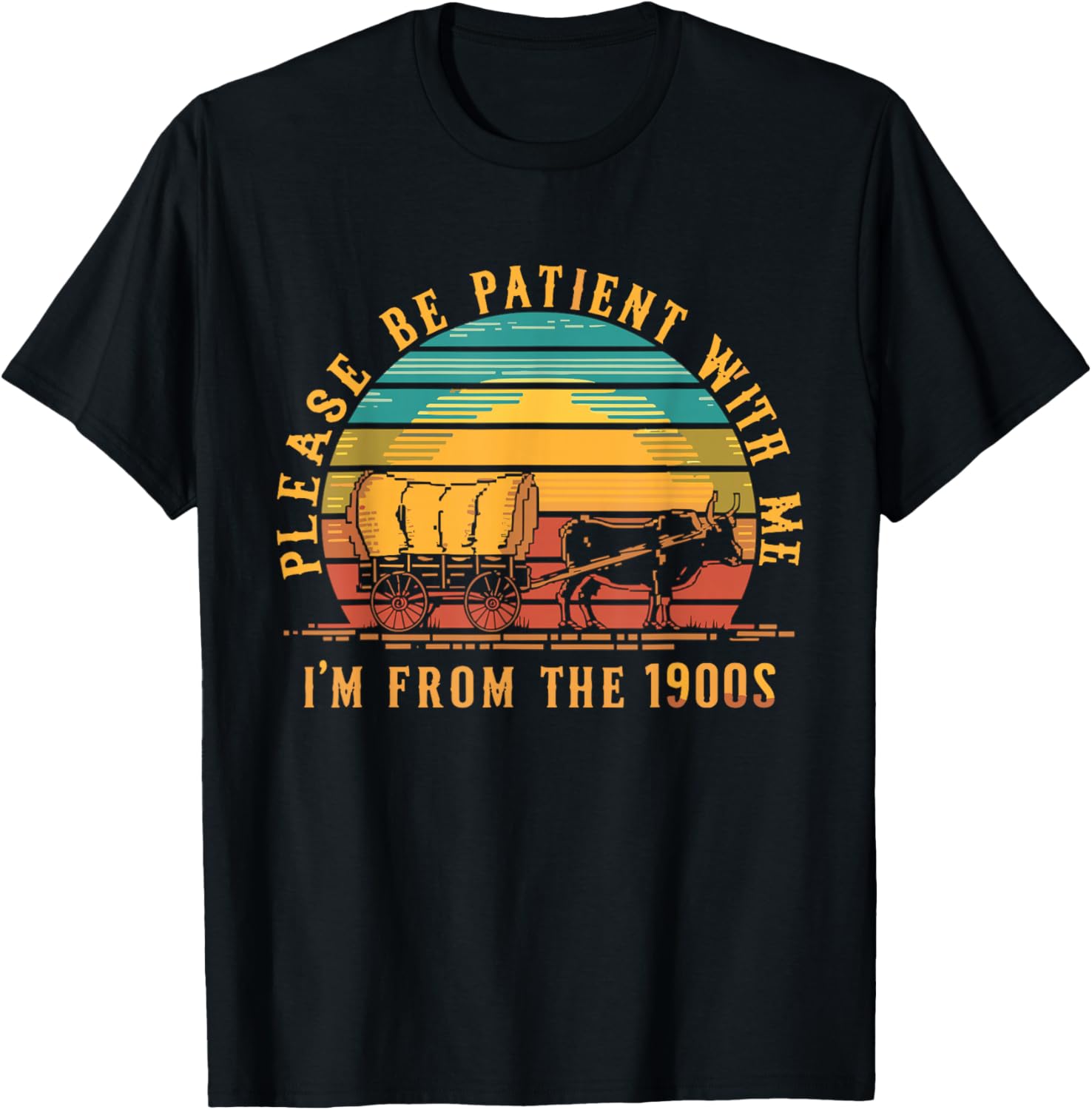 Please Be Patient With Me I'm From The 1900s T-Shirt - T-Shirt | Black