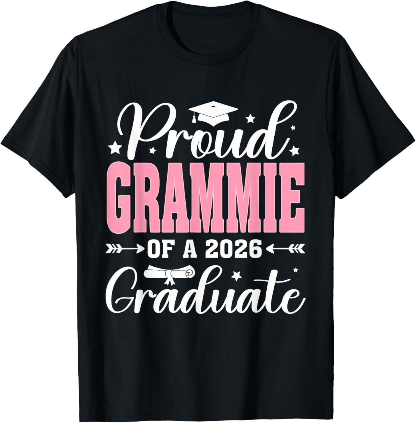 Proud Grammie of A 2026 Graduate Senior 2026 T-Shirt - T-Shirt | Black