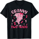 Granny of The Two-nado Tornado Theme 2nd Birthday Party T-Shirt - T-Shirt | Black