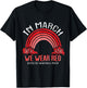 In March We Wear Red for Blood Clot Awareness Month Rainbow T-Shirt - T-Shirt | Black