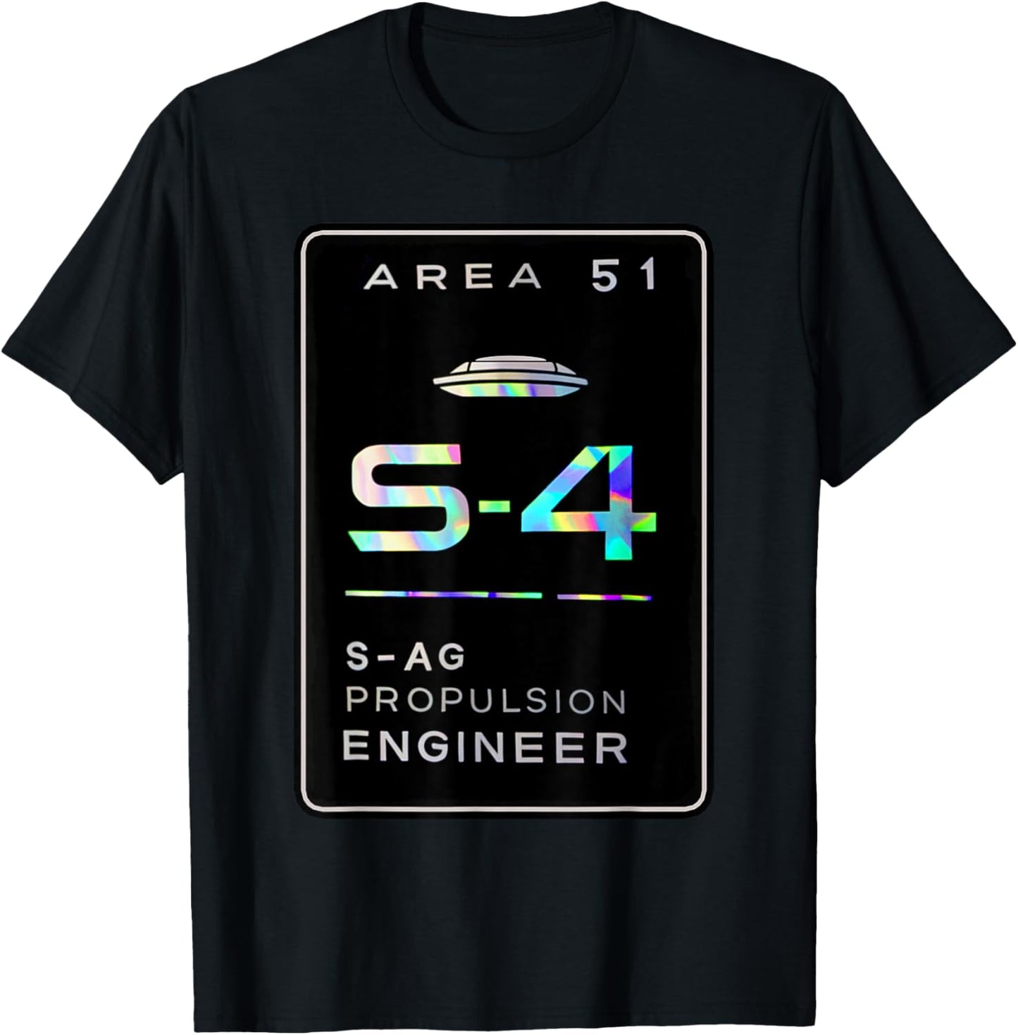 Conceptual Area 51 Area S4 Anti-Gravity Propulsion Engineer T-Shirt - T-Shirt | Black