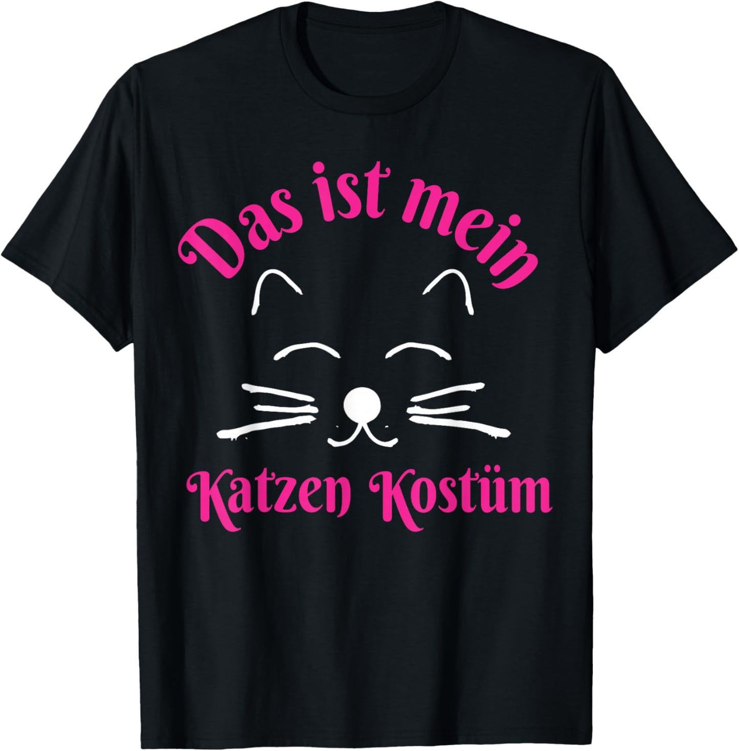 Das Ist Mein Katzen Costume Carnival Fancy Dress Theme Party T-Shirt - T-Shirt | Black
