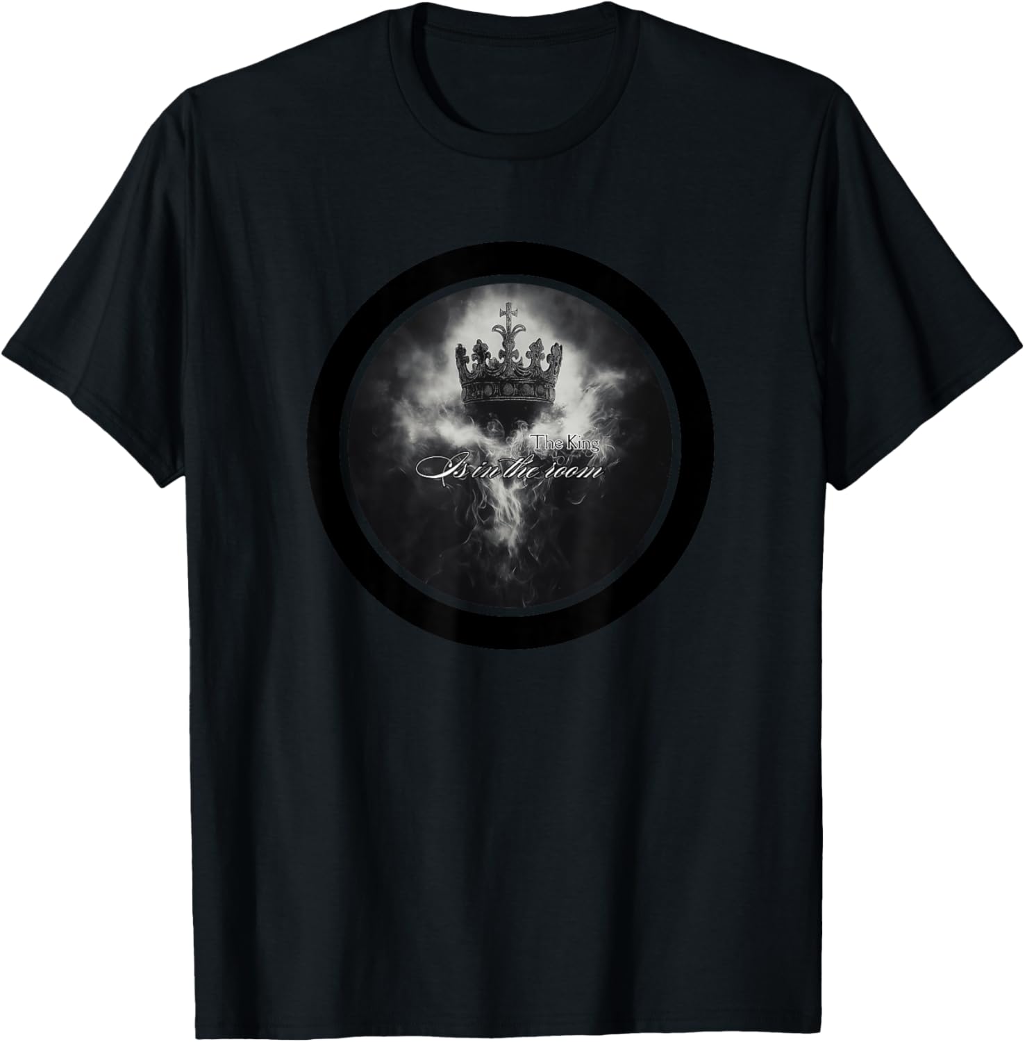 The King Is In The Room Christian Worship Praise Gear T-Shirt - T-Shirt | Black