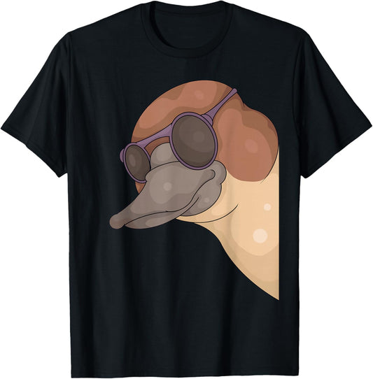 Cooles Schnabeltier mit Sonnenbrille Kinder Schnabeltier T-Shirt - T-Shirt | Black