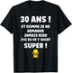 Draw Idea Funny 30 Years Funny Birthday 30 Years T-Shirt - T-Shirt | Black