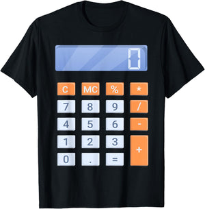 Calculator Halloween Costume T-Shirt - T-Shirt | Black