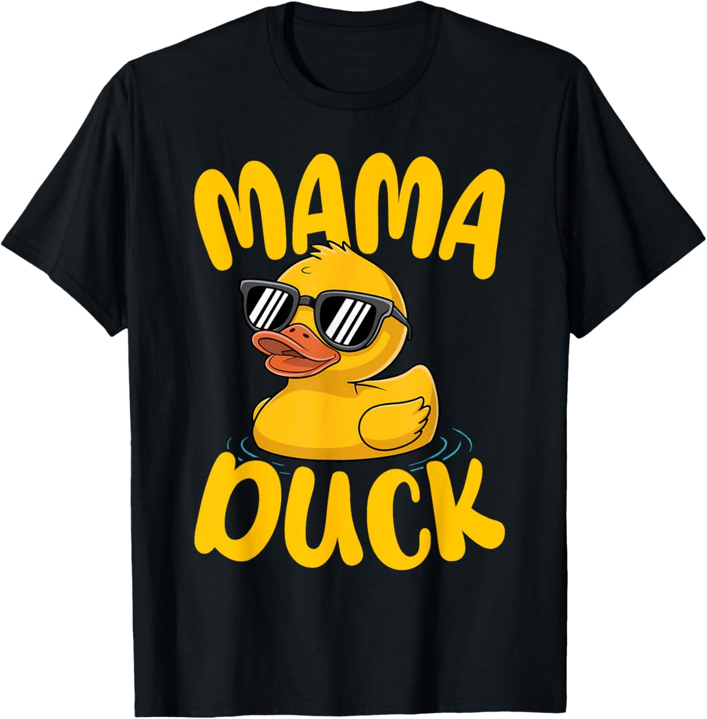 Rubber Duckies Mama Duck Rubber Duck T-Shirt - T-Shirt | Black